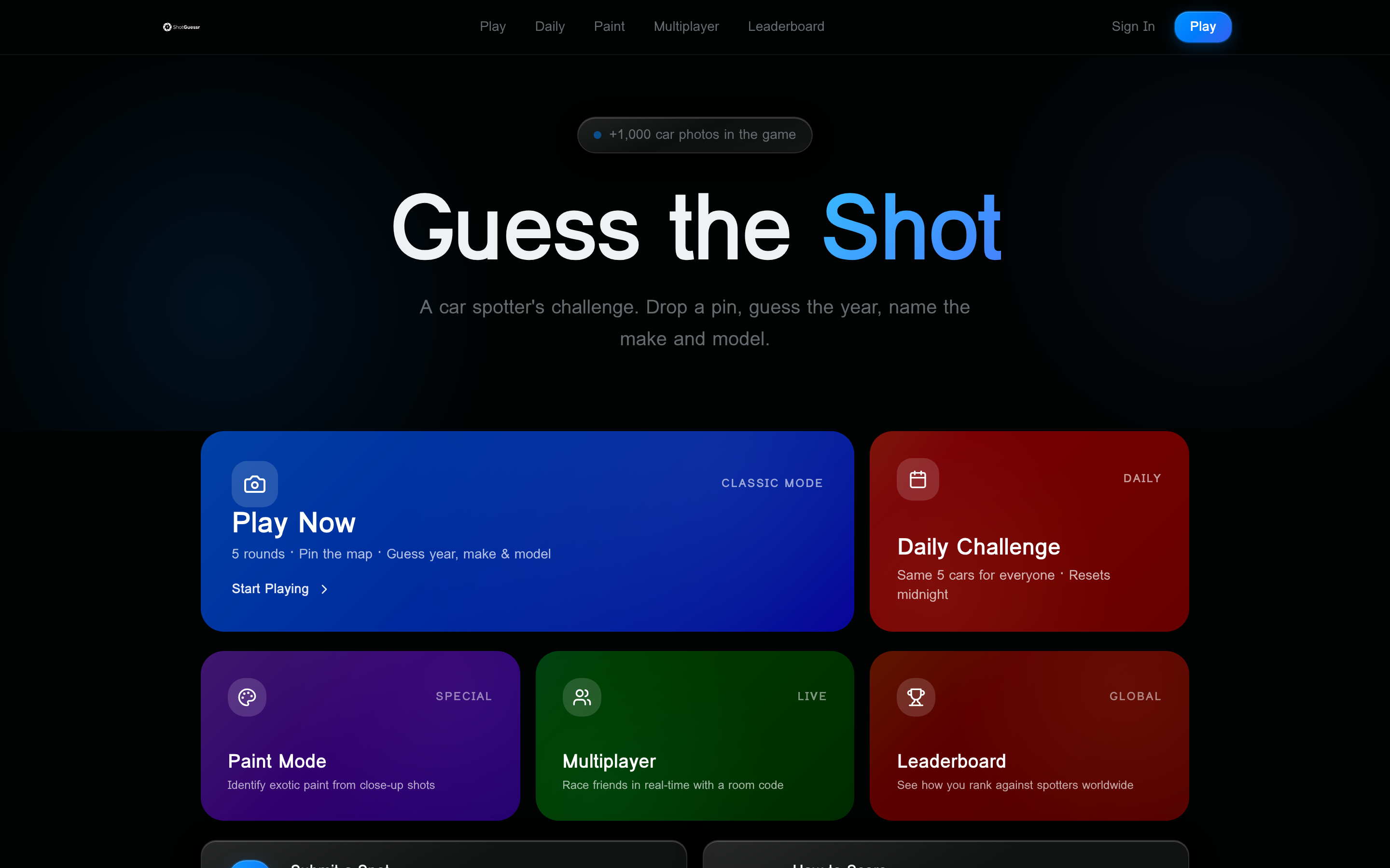 ShotGuessr screenshot