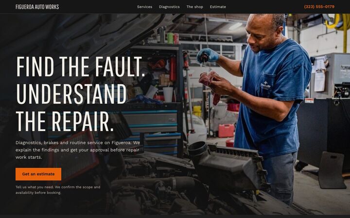 The Bay, a auto repair website
